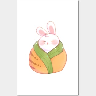 Bunny burrito Posters and Art